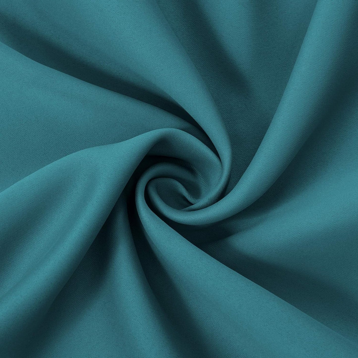 Draperie material tip Blackout culoare Turcoaz Deschis croita cu rejansa pentru sina sau galerie, carlige sina by SeReDesign