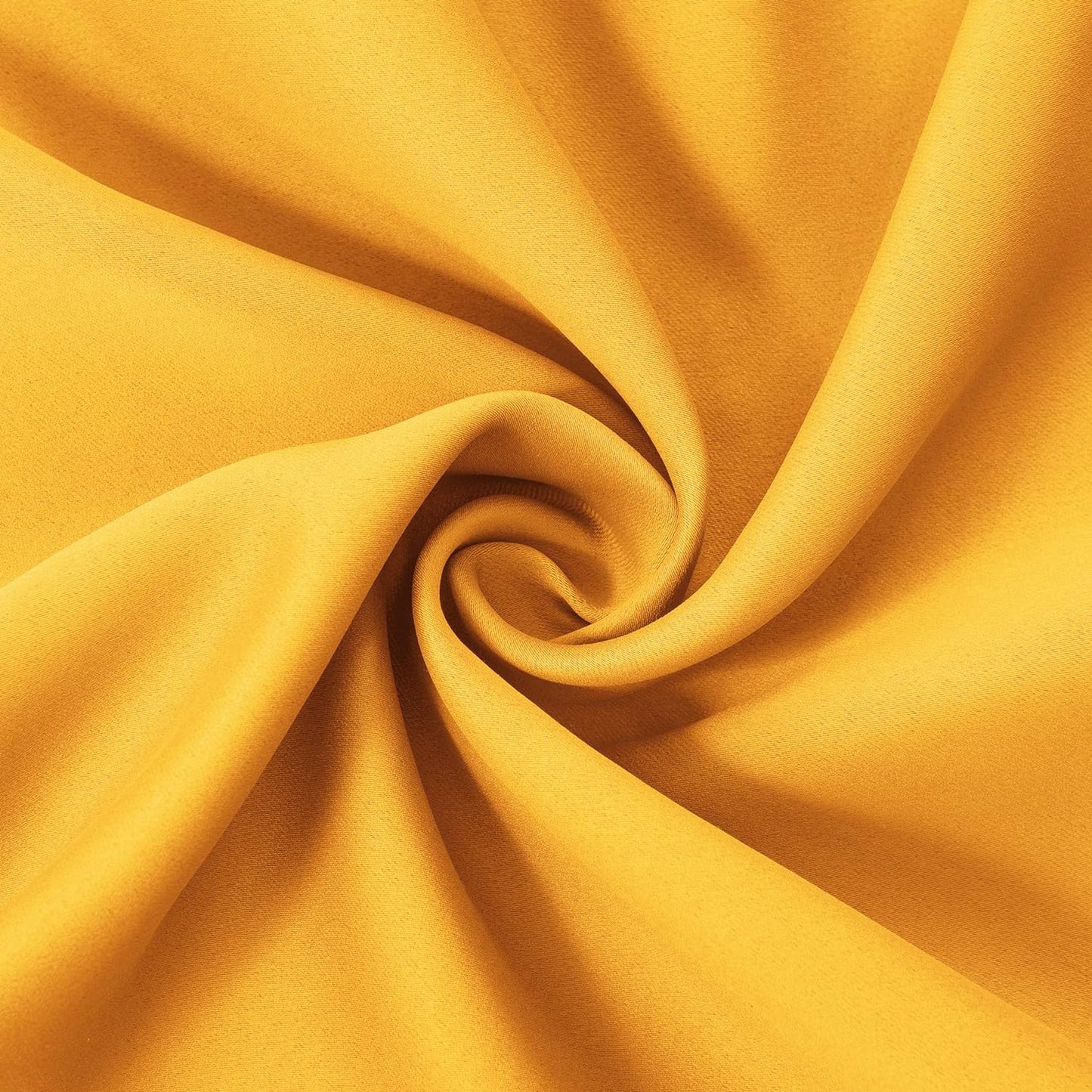 Draperie material tip Blackout culoare Galben croita cu rejansa pentru sina sau galerie, carlige sina by SeReDesign