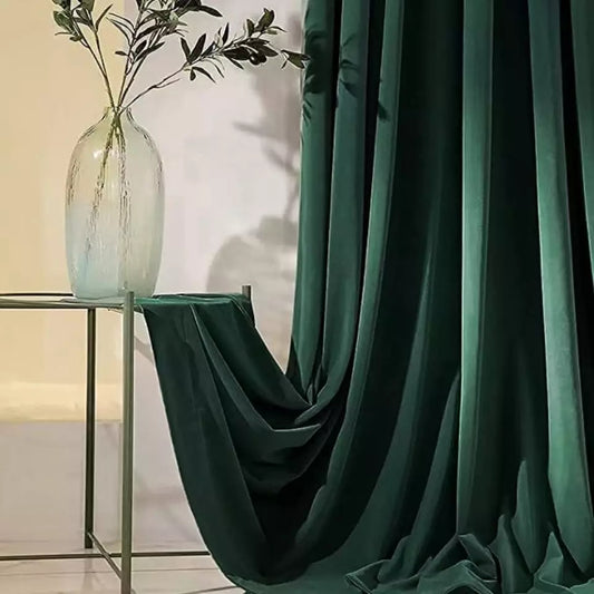 Draperie Catifea culoare Verde Smarald, cu rejansa by SeReDesign | draperie-catifea-culoare-verde-smarald-cu-rejansa-by-seredesign | Draperii | seredesign.ro