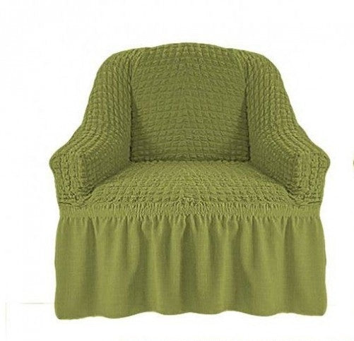 Husa Elastica si Creponata pentru Fotoliu, cu volan Culoare Verde | husa-elastica-si-creponata-pentru-fotoliu-cu-volan-culoare-verde | Huse | seredesign.ro