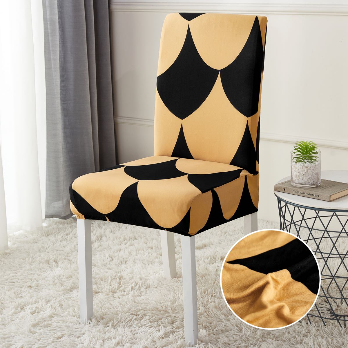 Set 4 Piese Huse Elastice pentru Scaun, Colorate HJS-03 | set-4-piese-huse-elastice-pentru-scaun-colorate-hjs-03 | Huse | SeReDesign.ro