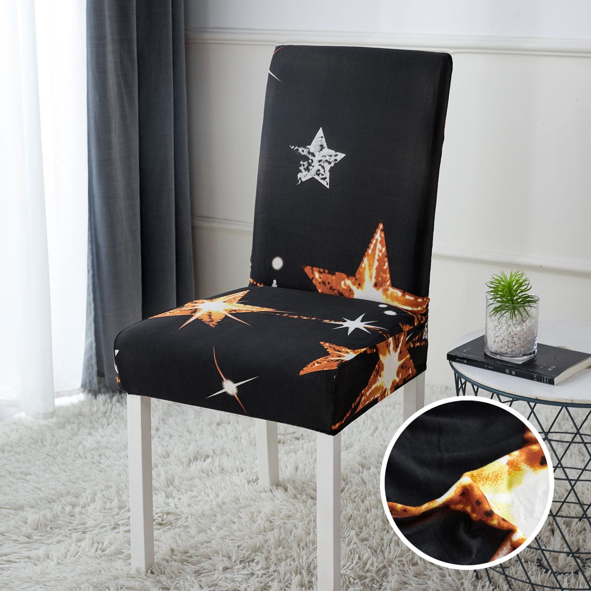 Set 4 Piese Huse Elastice pentru Scaun, Colorate HJS-20 | set-4-piese-huse-elastice-pentru-scaun-colorate-hjs-20 | Huse | SeReDesign.ro