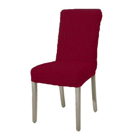 Set 6 huse universale pentru scaun, fara volan, culoare Bordo