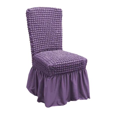 Set 6 huse universale pentru scaun, Cu volan, culoare Lila