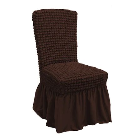 Set 6 huse universale pentru scaun, Cu volan, culoare Maro