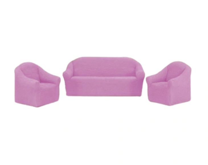Set Huse Elastice si Creponate, Canapea 3 Locuri si 2 Fotolii, Fara volan culoare Roz | set-huse-elastice-si-creponate-canapea-3-locuri-si-2-fotolii-fara-volan-culoare-roz | Huse | seredesign.ro