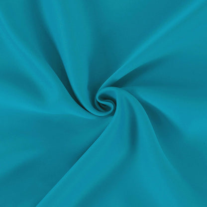 Draperie material tip Blackout culoare Turcoaz Inchis cu rejansa pentru sina sau galerie, carlige sina by SeReDesign