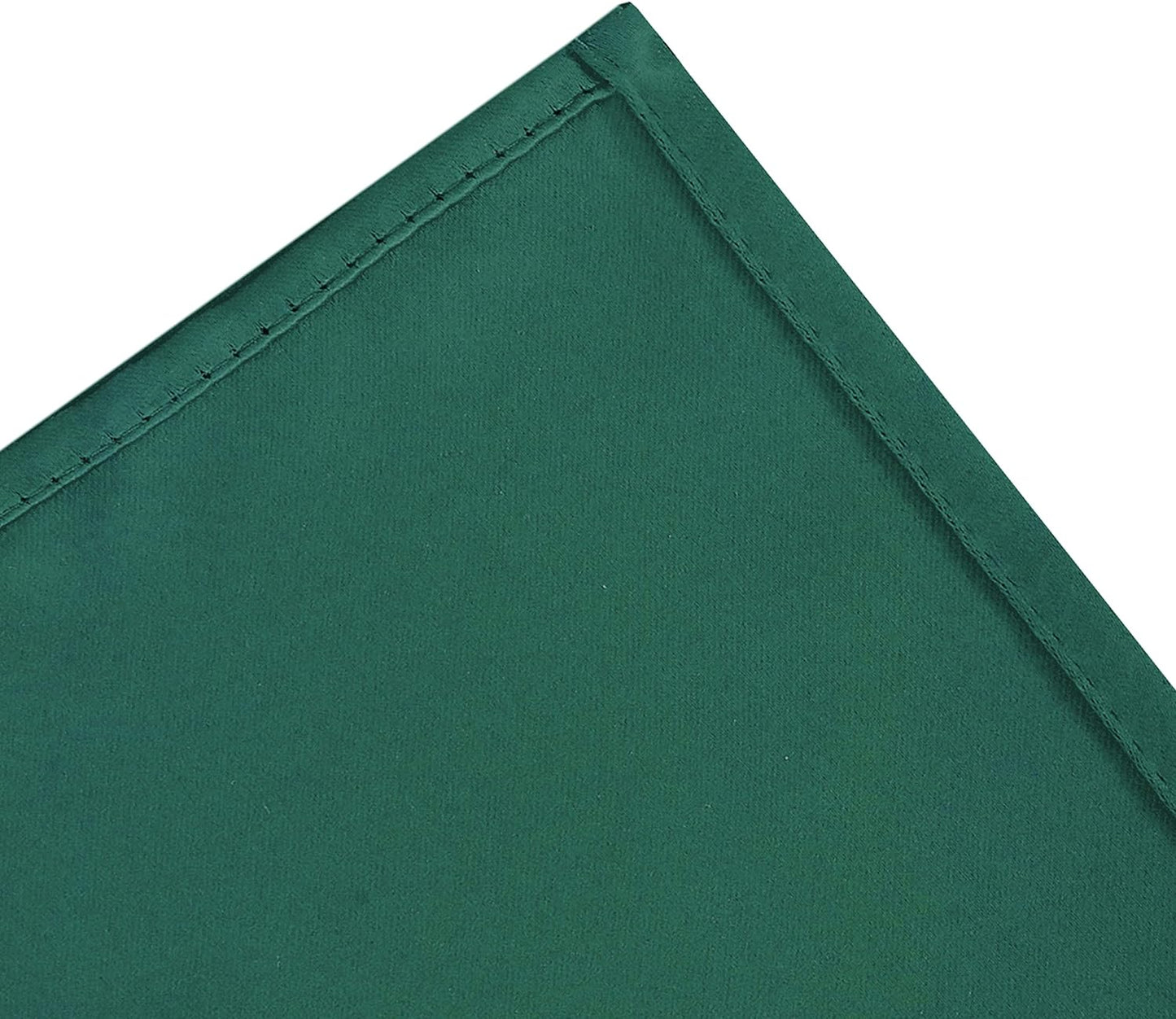 Draperie material tip Blackout culoare Verde Smarald croita cu rejansa pentru sina sau galerie, carlige sina by SeReDesign