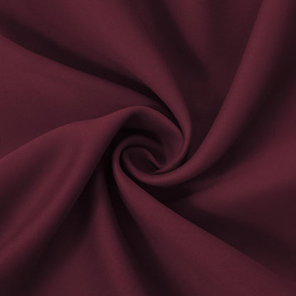 Draperie material tip Blackout culoare Bordo croita cu rejansa pentru sina sau galerie, carlige sina by SeReDesign