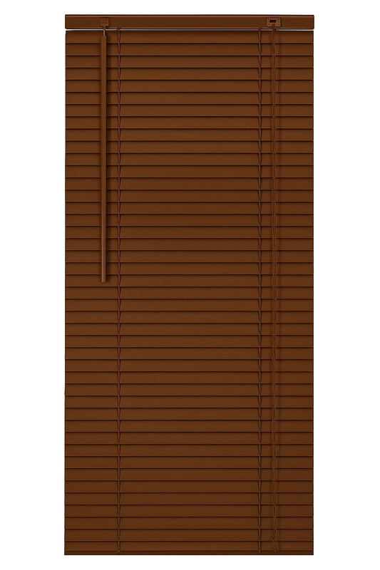 Jaluzele Orizontale PVC Culoare Maro Lungime (stanga-dreapta) = 60 cm