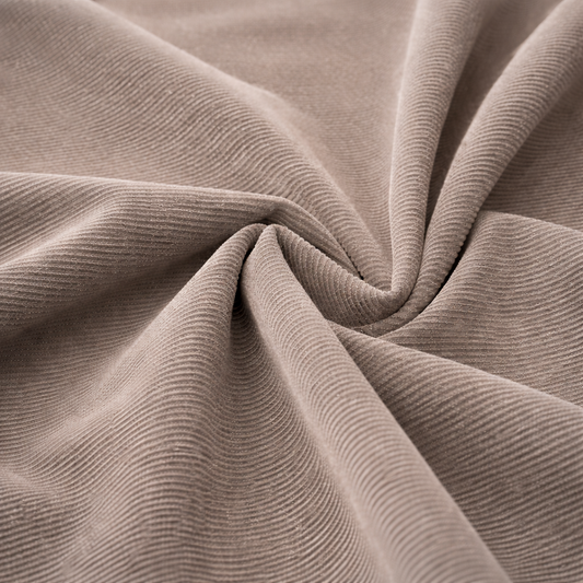 Draperie Velvet Premium – Catifea Raiat Fin Culoare Cappuccino