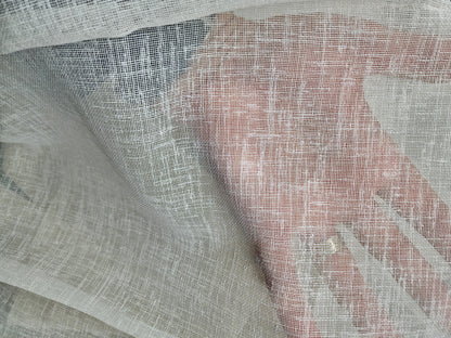 Perdea textura IN culoare CREM elegantă – lumină naturală și rafinament pentru orice cameră