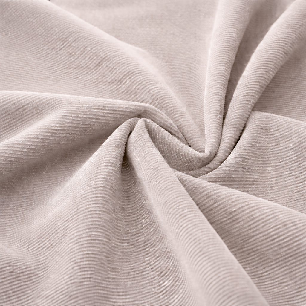 Draperie Velvet Premium – Catifea Raiat Fin Culoare Grej