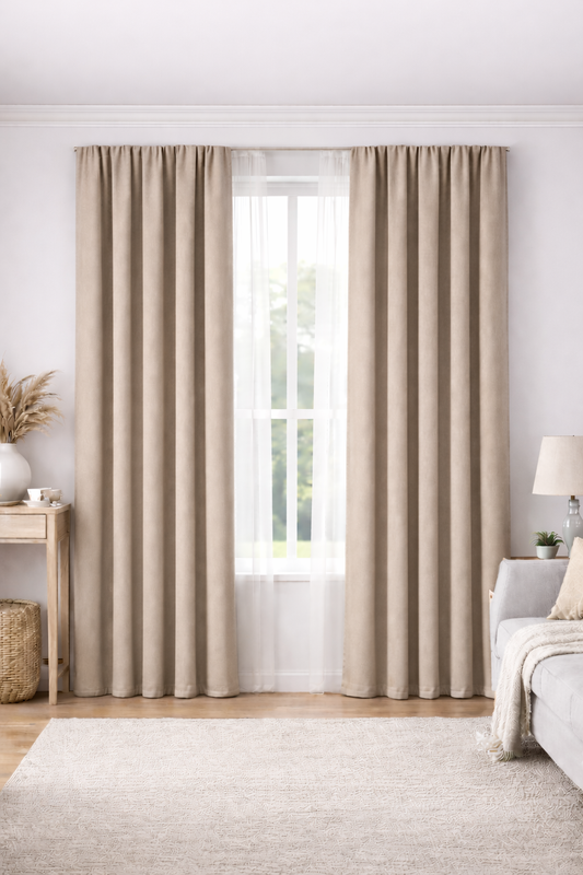 Draperie Velvet Premium – Catifea Raiat Fin Culoare Grej