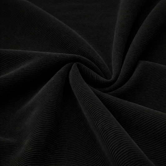 Draperie Velvet Premium – Catifea Raiat Fin Culoare Negru