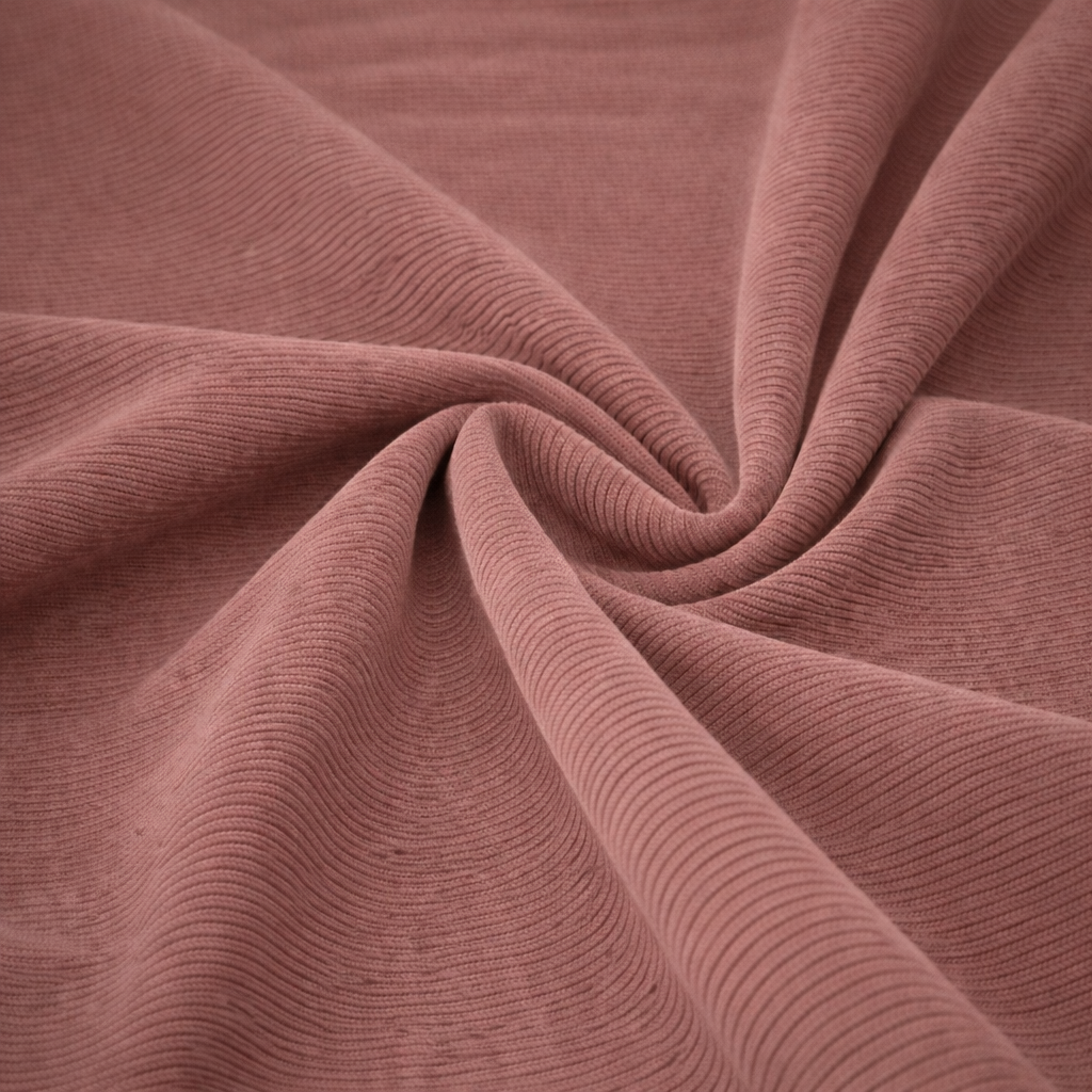 Draperie Velvet Premium – Catifea Raiat Fin Culoare Roz Antic