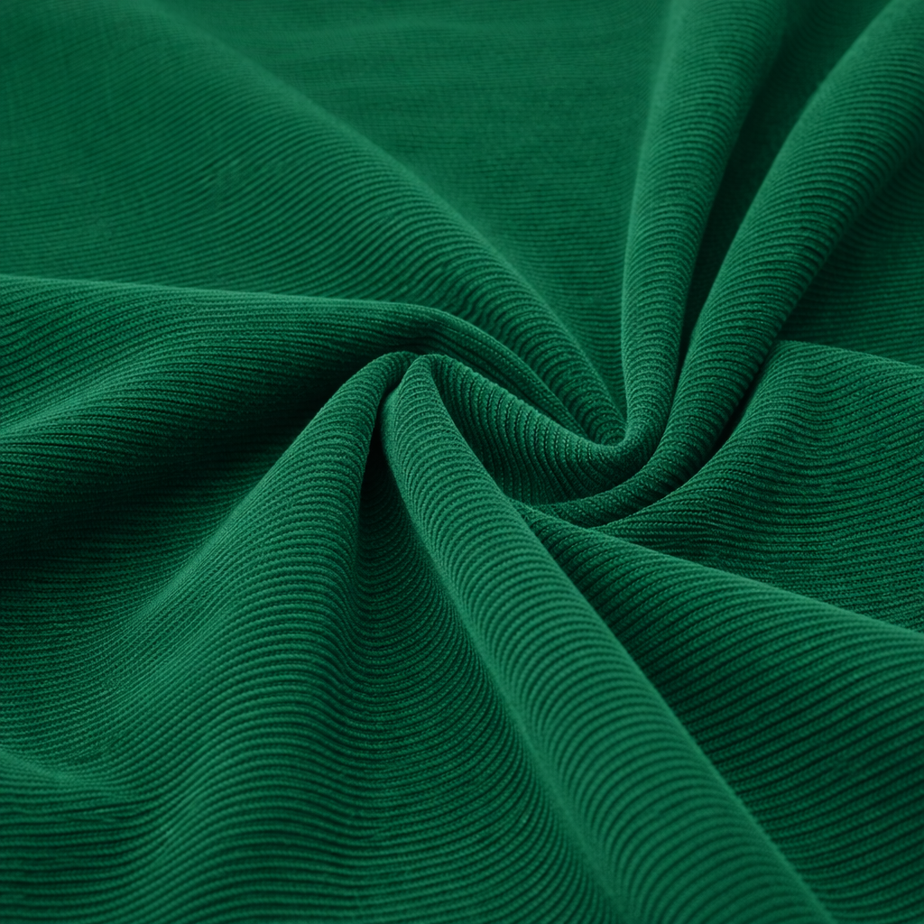 Draperie Velvet Premium – Catifea Raiat Fin Culoare Verde Smarald