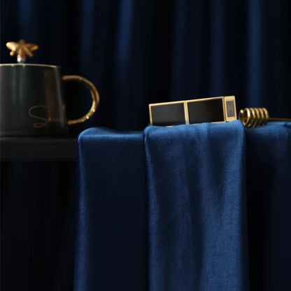 Draperie Catifea culoare Albastru Imperial, croita cu rejansa pentru sina sau galerie, carlige sina by SeReDesign | draperie-catifea-culoare-albastru-imperial-croita-cu-rejansa-pentru-sina-sau-galerie-carlige-sina-by-seredesign | Draperii | seredesign.ro