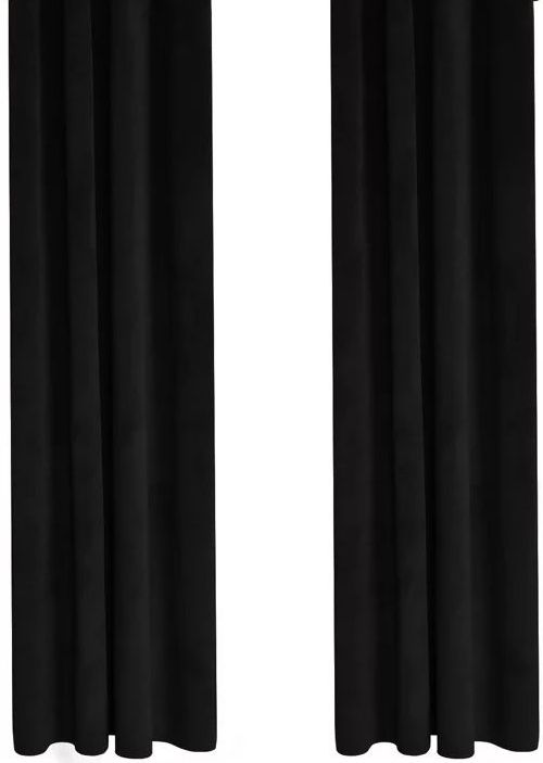 Draperie Catifea culoare Negru croita cu rejansa pentru sina sau galerie, carlige sina by SeReDesign | draperie-catifea-culoare-negru-croita-cu-rejansa-pentru-sina-sau-galerie-carlige-sina-by-seredesign | Draperii | seredesign.ro