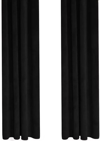 Draperie Catifea culoare Negru croita cu rejansa pentru sina sau galerie, carlige sina by SeReDesign | draperie-catifea-culoare-negru-croita-cu-rejansa-pentru-sina-sau-galerie-carlige-sina-by-seredesign | Draperii | seredesign.ro