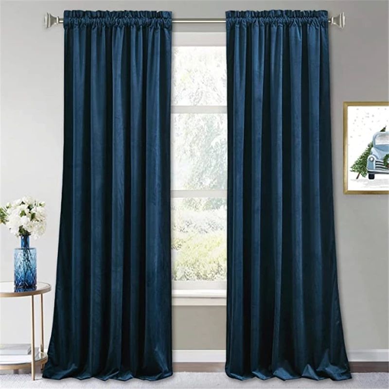 Draperie Catifea culoare Albastru Imperial, croita cu rejansa pentru sina sau galerie, carlige sina by SeReDesign | draperie-catifea-culoare-albastru-imperial-croita-cu-rejansa-pentru-sina-sau-galerie-carlige-sina-by-seredesign | Draperii | seredesign.ro