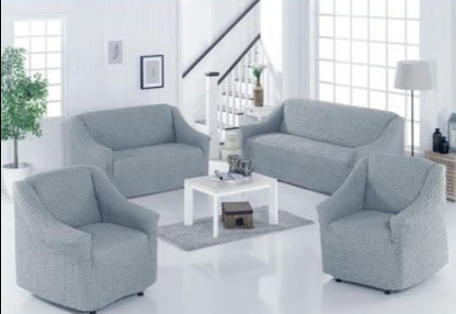 Huse Elastice si Creponate 3211, Canapea 3 Locuri, Canapea 2 Locuri si 2 Fotolii, fara volan culoare Gri | huse-elastice-si-creponate-3211-canapea-3-locuri-canapea-2-locuri-si-2-fotolii-fara-volan-culoare-gri | Huse | seredesign.ro