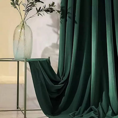 Draperie Catifea culoare Verde Smarald, cu rejansa by SeReDesign | draperie-catifea-culoare-verde-smarald-cu-rejansa-by-seredesign | Draperii | seredesign.ro