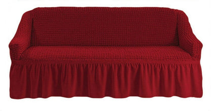 Husa Elastica si Creponata, Canapea 3 Locuri, cu volan culoare Bordo | husa-elastica-si-creponata-canapea-3-locuri-cu-volan-culoare-bordo | Huse | seredesign.ro