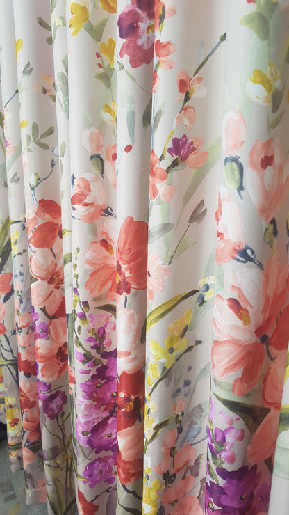Draperie spring flowers, croita cu rejansa, by Seredesign | draperie-spring-flowers-croita-cu-rejansa-by-seredesign | Draperii | seredesign.ro