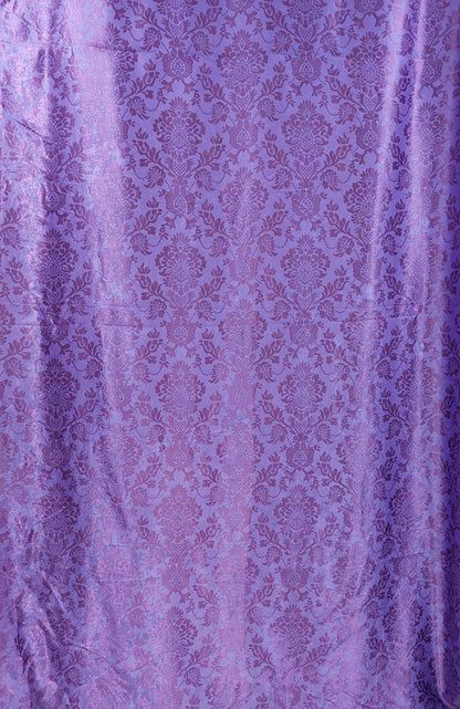 Draperie Blackout Barok culoare Mov deschis croita cu rejansa pentru sina sau galerie, carlige sina by SeReDesign