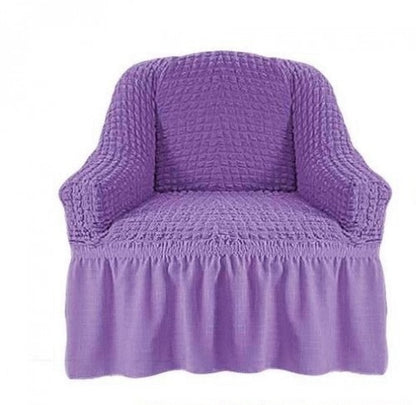 Husa Elastica si Creponata pentru Fotoliu, cu volan Culoare Lila | husa-elastica-si-creponata-pentru-fotoliu-cu-volan-culoare-lila | Huse | seredesign.ro