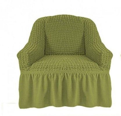Husa Elastica si Creponata pentru Fotoliu, cu volan Culoare Verde | husa-elastica-si-creponata-pentru-fotoliu-cu-volan-culoare-verde | Huse | seredesign.ro