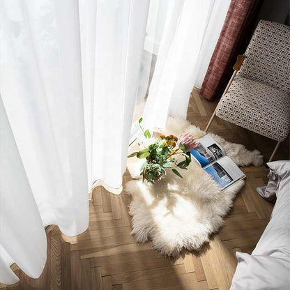 Perdea Voal Culoare Alb, cu Rejansa si Fir de Plumb By SeReDesign | perdea-voal-culoare-alb-cu-rejansa-si-fir-de-plumb-by-seredesign | Perdele | seredesign.ro