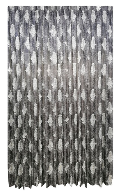 Draperie baroc culoare negru gri, cu rejansa by Seredesign | draperie-baroc-culoare-negru-gri-cu-rejansa-by-seredesign | Draperii | seredesign.ro